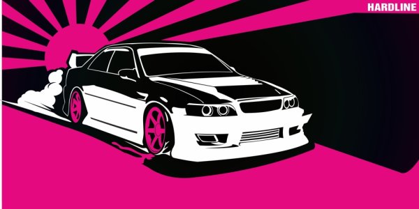 Toyota Chaser jzx100 рисунок