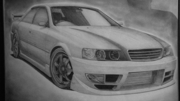 Toyota Chaser 100 карандашом