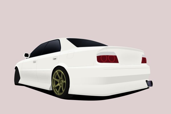 Chaser jzx100 наклейка