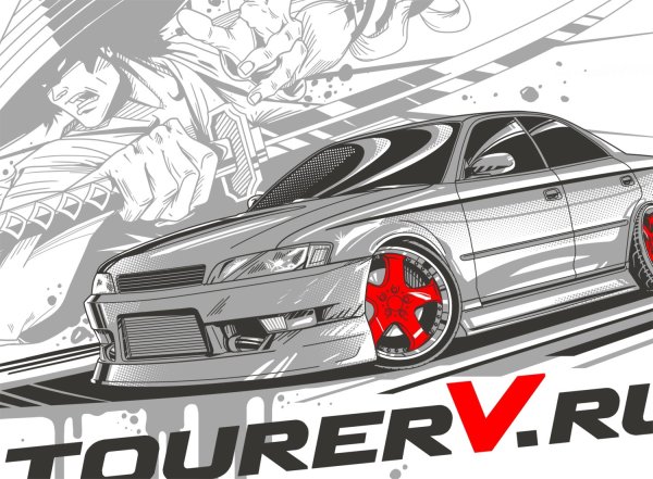 Tourer v надпись