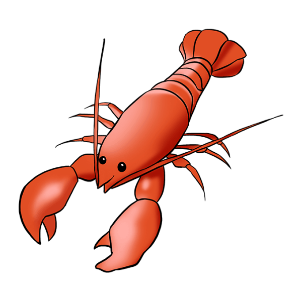 Креветка мультяшная