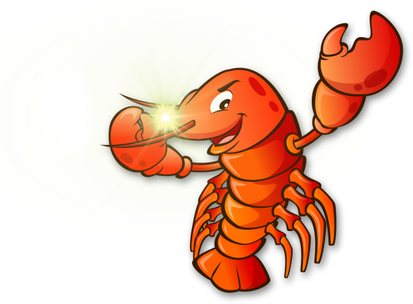 Лобстер акварель