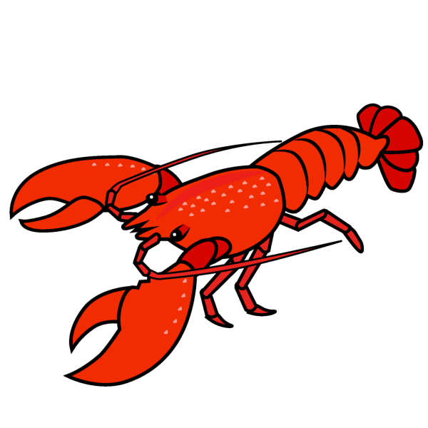 Омар раскраска