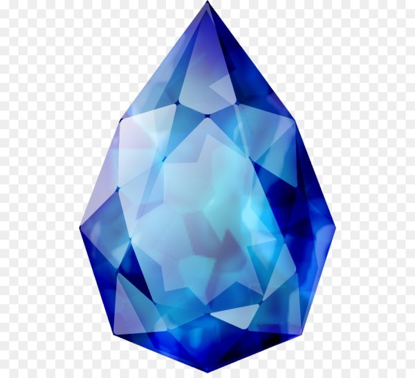 Кристалл на белом фоне