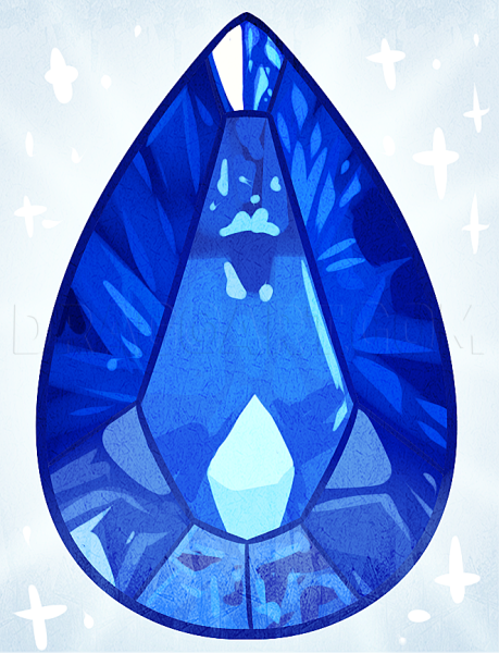 Сапфир камень рисунок