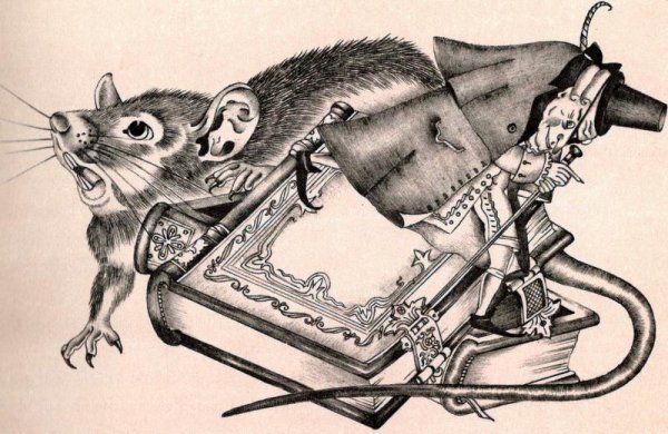 Гравюра мышиный Король