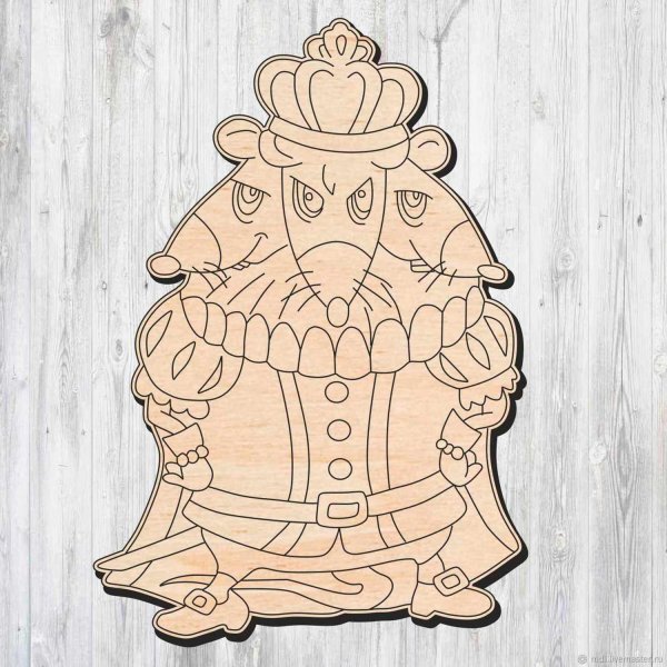 Игрушка Щелкунчик из фанеры