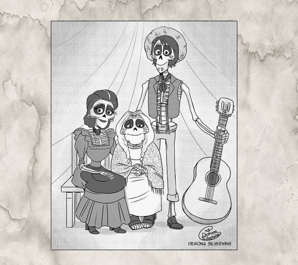 Раскраски тайна Коко Имельда