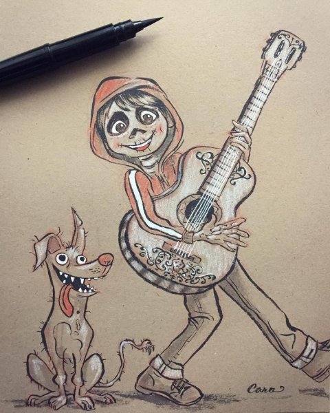 Мигель карандашом тайна Коко