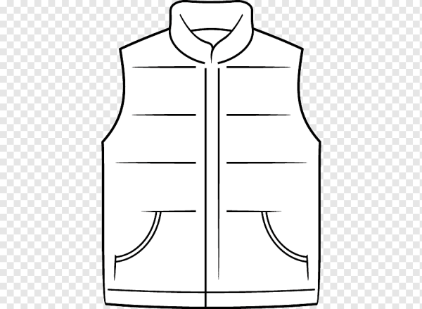 Жилетка раскраска для детей