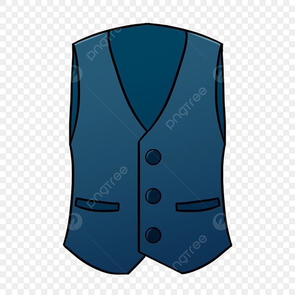Макет жилет эскиз