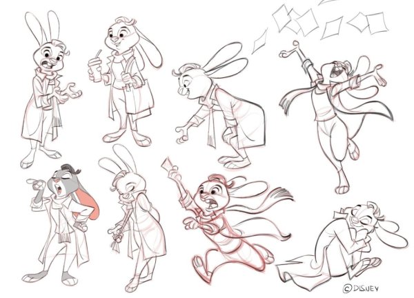 Рисование мультипликационных персонажей