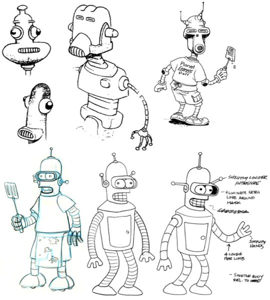 Бендер Футурама Стикеры