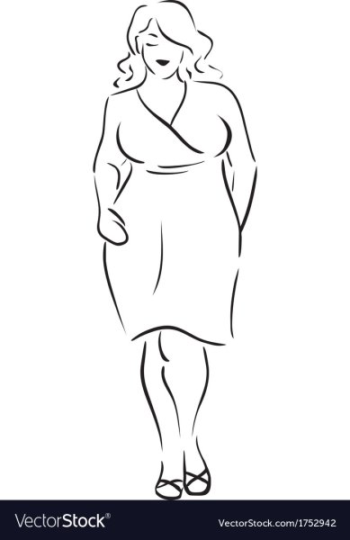 Скетчи пышных девушек