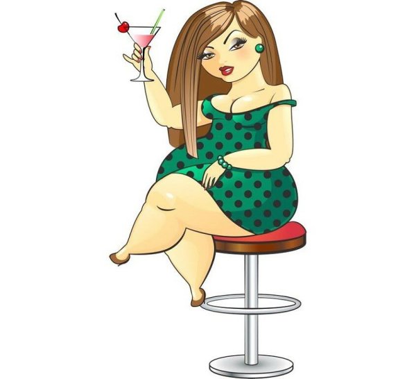 Толстая женщина