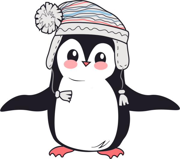 Пингвин мультяшный