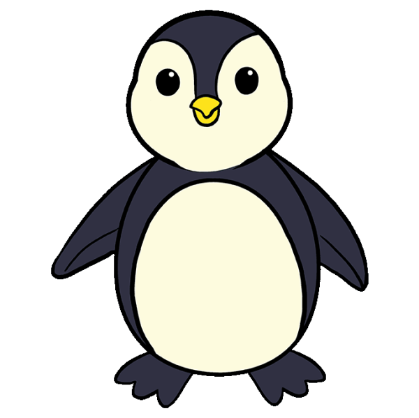 Нарисовать пингвина