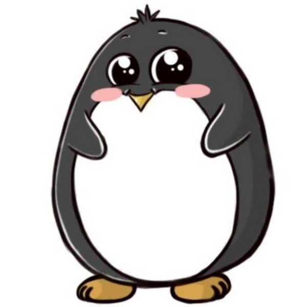 Милые пингвины мультяшные