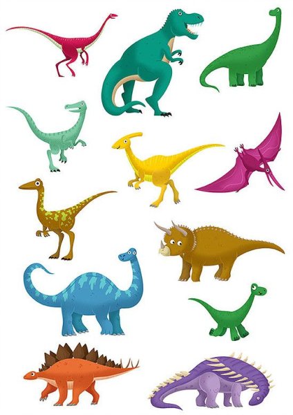 Рисование для детей Динозаврики