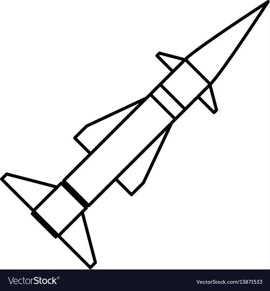 Ракета Боевая раскраска