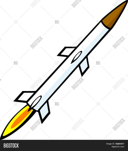 Военная ракета карандашом