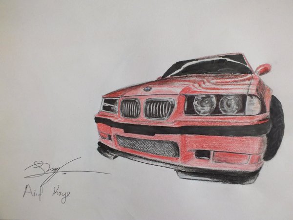 Рисунок BMW е36