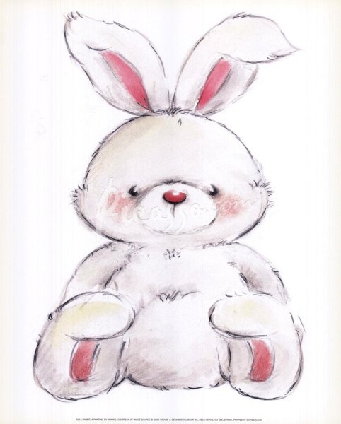 Рисование игрушки- зайчика