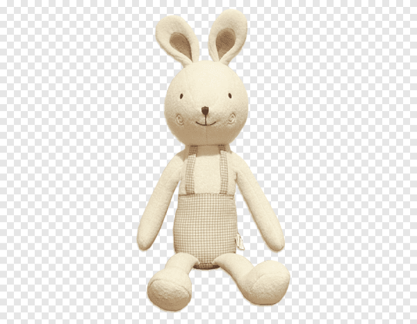 Зайчик игрушка вектор