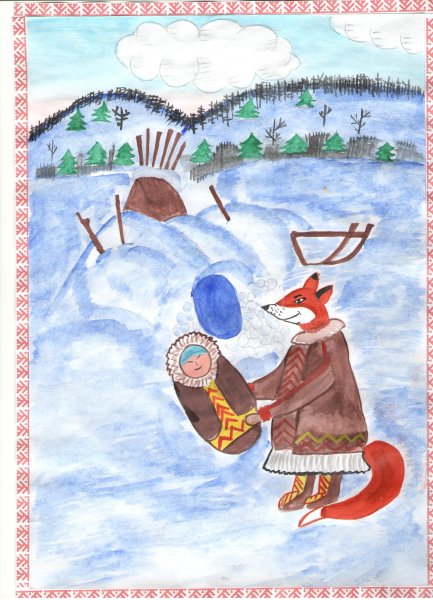 Рисунки северных народов