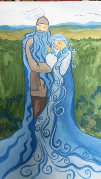 Красавица Ангара бурятская Легенда