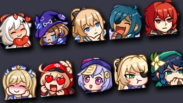 Сяо эмодзи Чиби Геншин Импакт