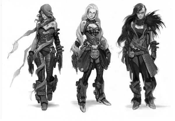 Геншин концепт арт