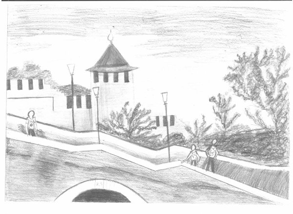 Чкаловская лестница Нижний Новгород раскраска