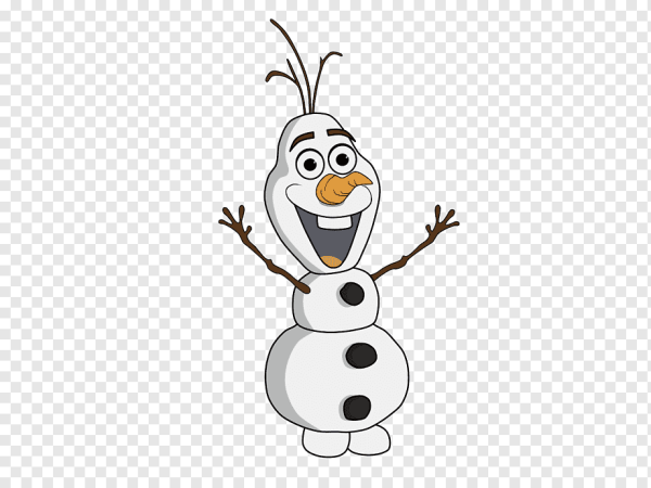 Олаф на прозрачном фоне
