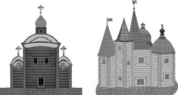 Древнерусское зодчество здания изо