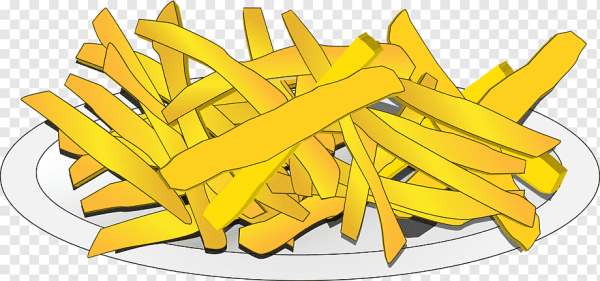 Картошка фри мультяшная