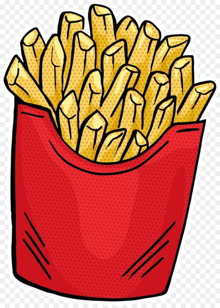 Картошка фри вектор