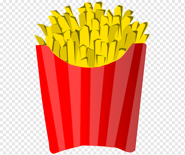 Картошка фри рисунок