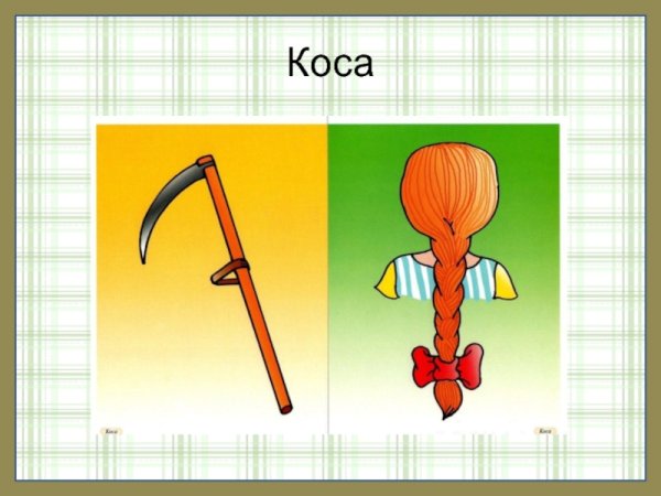 Омонимы для детей