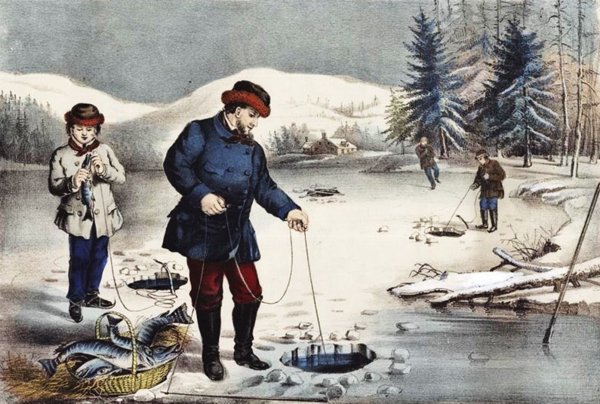 Художник Дегтев Александр рыбалка