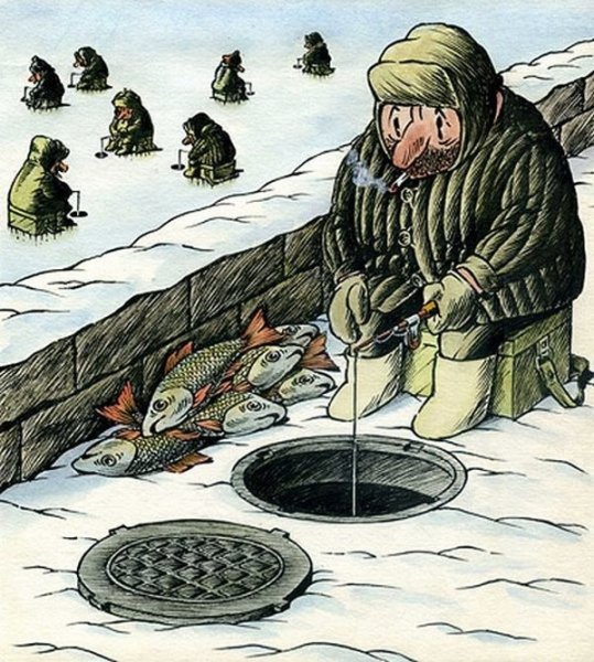 Зимняя рыбалка меры безопасности