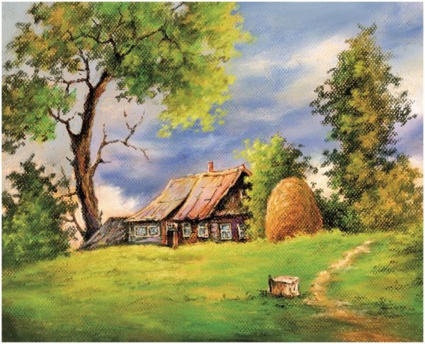 Сергей Есенин — я покинул родимый дом иллюстрация