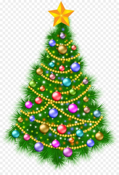 Нарисована яелка Новогодняя