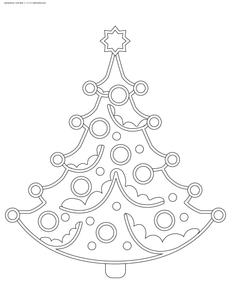 Аппликация елочка