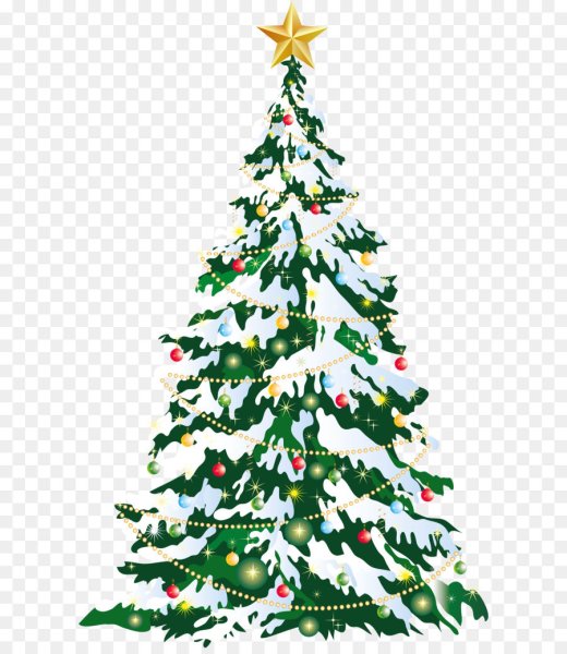 Елка на белом фоне мультяшная