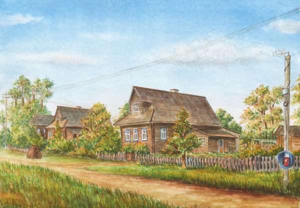 Мультяшная деревня