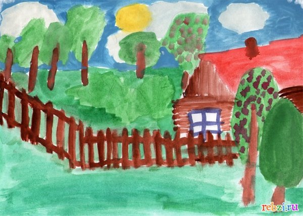 Рисунок на день села