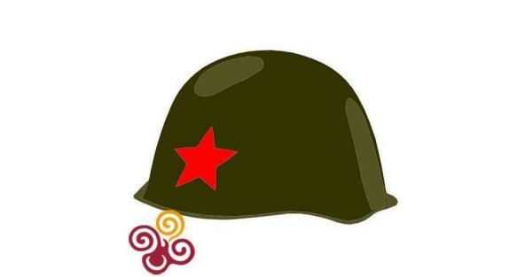 Каска детская Военная