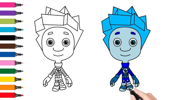 Фиксики рисунки для срисовки