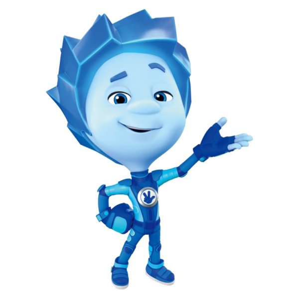 Раскраска Фиксики Нолик